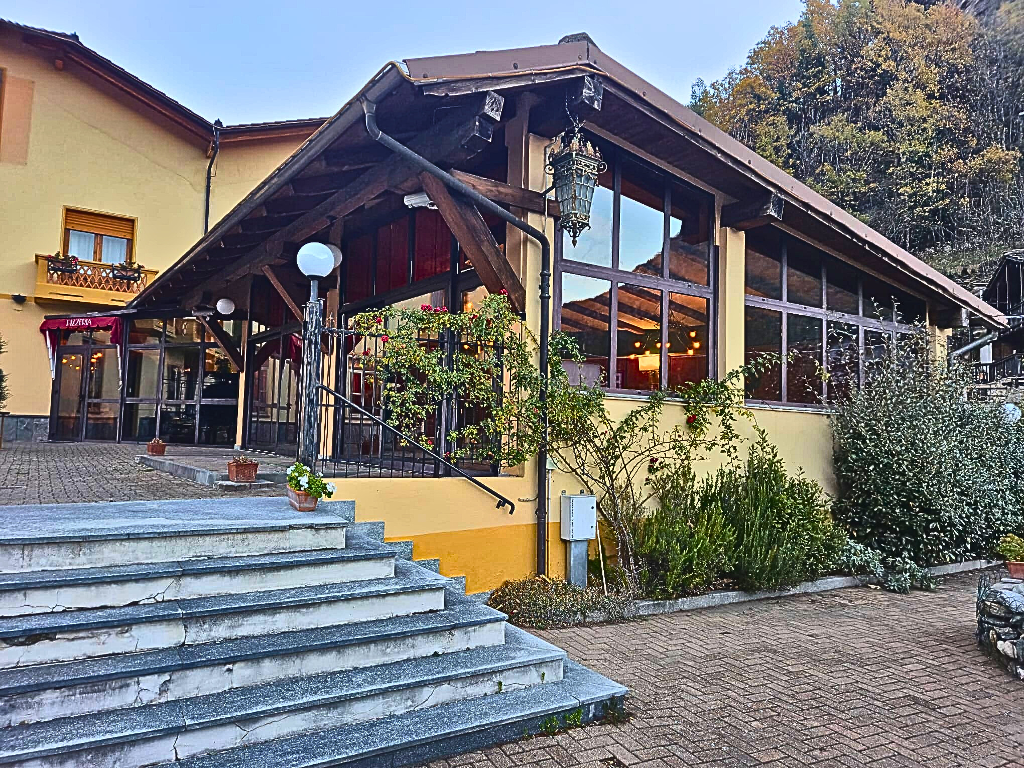 Ristorante visto dall'esterno