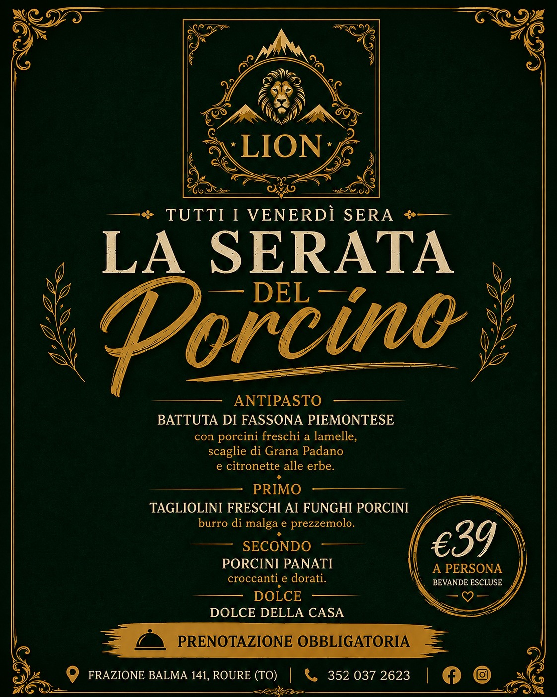 Evento Eventi al Lion